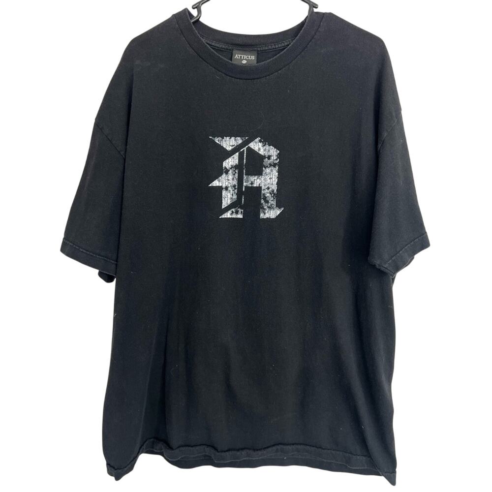 Vtg Authentic ATTICUS Brand Black T-shirt Sz XL Blink 182 * RARE! Pop Punk🔥